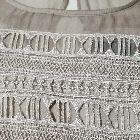 Dole Vita Lace Shift Sheer Dress - Picture 6 of 8